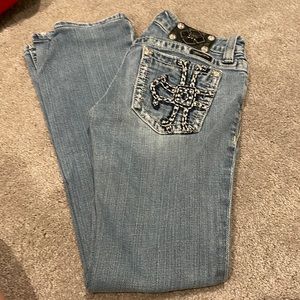 Miss me size 28 light blue jeans boot cut